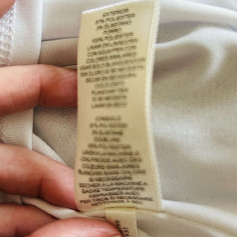 Eliza J Dress Women Size 2 Multicolor Stripe Jersey Career Business Casual Lined - Picture 5 of 15